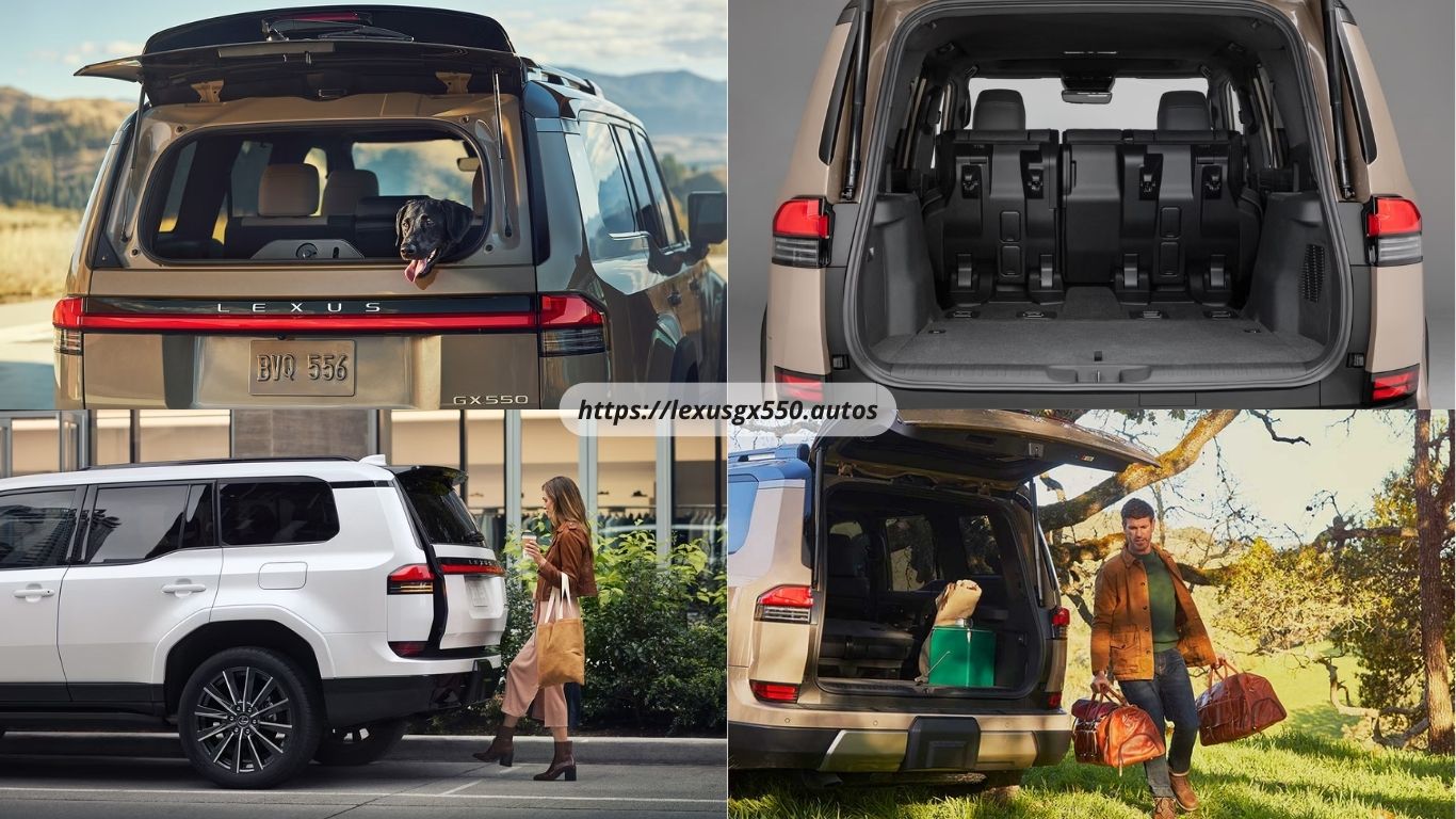 Spacious and Versatile: The Lexus GX 550 Excels in Cabin and Cargo Room